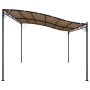 Toldo acero y tela gris taupe 4x3 m 180 g/m² de , Carpas y cenadores - Ref: Foro24-362396, Precio: 204,54 €, Descuento: %