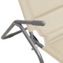 Tumbona plegable 2 uds textilene acero con recubrimiento crema de , Tumbonas - Ref: Foro24-360173, Precio: 166,39 €, Descuent...