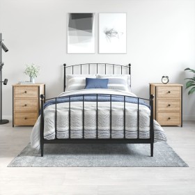 Mesitas noche 2 uds madera ingeniería roble Sonoma 40x36x60 cm de , Mesitas de noche - Ref: Foro24-825996, Precio: 127,05 €, ...