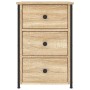 Mesitas noche 2 uds madera ingeniería roble Sonoma 40x36x60 cm de , Mesitas de noche - Ref: Foro24-825996, Precio: 127,05 €, ...