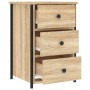 Mesitas noche 2 uds madera ingeniería roble Sonoma 40x36x60 cm de , Mesitas de noche - Ref: Foro24-825996, Precio: 127,05 €, ...