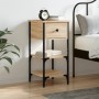 Mesita de noche madera de ingeniería roble Sonoma 34x36x70 cm de , Mesitas de noche - Ref: Foro24-825975, Precio: 59,82 €, De...