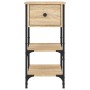 Mesita de noche madera de ingeniería roble Sonoma 34x36x70 cm de , Mesitas de noche - Ref: Foro24-825975, Precio: 59,82 €, De...