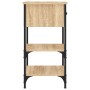 Mesita de noche madera de ingeniería roble Sonoma 34x36x70 cm de , Mesitas de noche - Ref: Foro24-825975, Precio: 59,82 €, De...