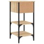 Mesita de noche madera de ingeniería roble Sonoma 34x36x70 cm de , Mesitas de noche - Ref: Foro24-825975, Precio: 59,82 €, De...