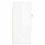 Armario de pared madera de ingeniería blanco brillo 60x31x70 cm de , Taquillas y armarios de almacenamiento - Ref: Foro24-829...