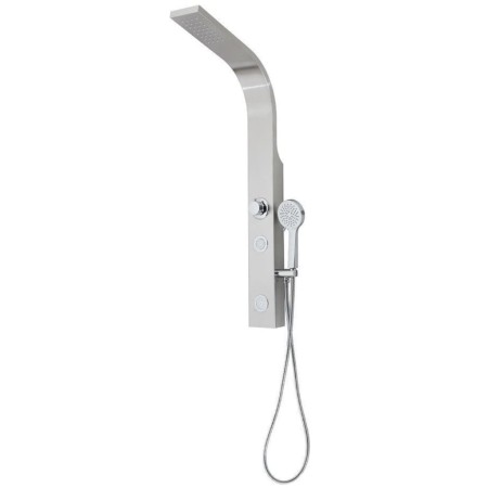 SCHÜTTE Panel de ducha SANSIBAR color acero inoxidable de , Boquillas de chorro para bañeras y duchas - Ref: Foro24-429386, P...
