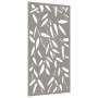Adorno de pared jardín acero corten diseño hoja bambú 105x55 cm de , Carteles, copias y arte visual - Ref: Foro24-824483, Pre...