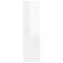 Mueble de TV contrachapada blanco brillante 30,5x30x110 cm de , Muebles TV - Ref: Foro24-803374, Precio: 62,69 €, Descuento: %