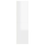 Mueble de TV contrachapada blanco brillante 30,5x30x110 cm de , Muebles TV - Ref: Foro24-803374, Precio: 62,69 €, Descuento: %