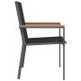 Sillas de jardín 2 uds textilene y acero negro 55x61,5x90 cm de , Sillas de jardín - Ref: Foro24-364099, Precio: 121,10 €, De...