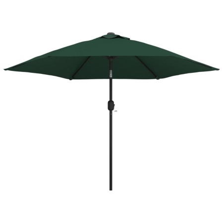 Sombrilla con palo de acero verde 3 m de , Sombrillas - Ref: Foro24-40769, Precio: 63,98 €, Descuento: %