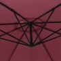 Sombrilla voladiza con poste de aluminio rojo burdeos 350 cm de , Sombrillas - Ref: Foro24-44507, Precio: 119,52 €, Descuento: %