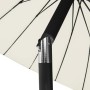 Sombrilla de jardín con palo de aluminio blanco arena 270 cm de , Sombrillas - Ref: Foro24-47305, Precio: 81,59 €, Descuento: %