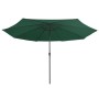 Sombrilla de jardín con palo de metal verde 390 cm de , Sombrillas - Ref: Foro24-47379, Precio: 82,89 €, Descuento: %