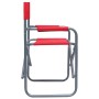 Sillas de director 2 unidades acero rojo de , Sillas de jardín - Ref: Foro24-47919, Precio: 90,69 €, Descuento: %