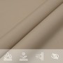 Toldo de vela rectangular tela Oxford gris taupe 2x5 m de , Sombrillas - Ref: Foro24-135424, Precio: 39,62 €, Descuento: %