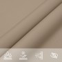 Toldo de vela rectangular tela Oxford gris taupe 3x5 m de , Sombrillas - Ref: Foro24-135432, Precio: 49,03 €, Descuento: %