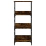 Estantería de madera ingeniería roble ahumado 50x33x117,5 cm de , Librerías y estanterías - Ref: Foro24-835271, Precio: 53,57...