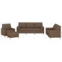 Juego de sofás con cojines 4 piezas tela marrón de , Sofás - Ref: Foro24-3201269, Precio: 674,33 €, Descuento: %