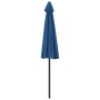 Sombrilla balcón semicircular palo aluminio azul 270x144x222 cm de , Sombrillas - Ref: Foro24-312501, Precio: 53,70 €, Descue...