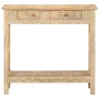 Mesa consola de madera maciza de mango 80x35x74 cm de , Mesas auxiliares - Ref: Foro24-320379, Precio: 166,93 €, Descuento: %