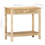 Mesa consola de madera maciza de mango 80x35x74 cm de , Mesas auxiliares - Ref: Foro24-320379, Precio: 166,93 €, Descuento: %