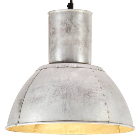 Lámpara colgante redonda 25 W plateada 28,5 cm E27 de , Lámparas - Ref: Foro24-320567, Precio: 35,24 €, Descuento: %