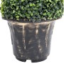 Planta espiral de Boj artificial con macetero verde 117 cm de , Flora artificial - Ref: Foro24-336504, Precio: 118,86 €, Desc...