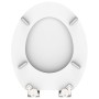 SCHÜTTE Asiento de inodoro con cierre suave SPIRIT WHITE blanco mate de , Asientos de inodoros y bidés - Ref: Foro24-438737, ...