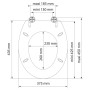 SCHÜTTE Asiento de inodoro con cierre suave SPIRIT WHITE blanco mate de , Asientos de inodoros y bidés - Ref: Foro24-438737, ...