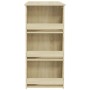 Mesa bar estante almacenaje contrachapada roble 102x50x103,5 cm de , Mesas de cocina y de comedor - Ref: Foro24-809470, Preci...