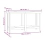 Banco de trabajo de madera maciza de pino 140x50x80 cm de , Mesas de trabajo - Ref: Foro24-822506, Precio: 122,92 €, Descuent...