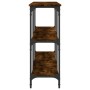 Mesa consola madera de ingeniería roble ahumado 200x29x75 cm de , Mesas auxiliares - Ref: Foro24-834112, Precio: 95,64 €, Des...