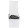 Fuente de jardín triangular con bomba acero inoxidable 76 cm de , Fuentes y cascadas - Ref: Foro24-48096, Precio: 298,42 €, D...