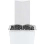 Fuente de jardín triangular con bomba acero inoxidable 76 cm de , Fuentes y cascadas - Ref: Foro24-48096, Precio: 298,42 €, D...