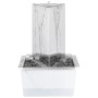 Fuente de jardín triangular con bomba acero inoxidable 76 cm de , Fuentes y cascadas - Ref: Foro24-48096, Precio: 298,42 €, D...