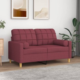 Cojines decorativos 2 uds tela rojo tinto 15x50 cm de , Cojines - Ref: Foro24-349507, Precio: 26,50 €, Descuento: %