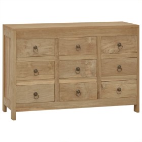 Cómoda de madera maciza de teca 80x30x55 cm de , Cajoneras - Ref: Foro24-340739, Precio: 260,42 €, Descuento: %