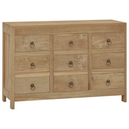 Cómoda de madera maciza de teca 80x30x55 cm de , Cajoneras - Ref: Foro24-340739, Precio: 260,42 €, Descuento: %