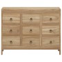 Cómoda de madera maciza de teca 80x30x55 cm de , Cajoneras - Ref: Foro24-340739, Precio: 260,42 €, Descuento: %