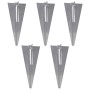 Valla metálica con estacas postes acero galvanizado 0,8x15 m de , Paneles de vallas - Ref: Foro24-140749, Precio: 173,04 €, D...