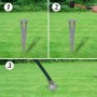 Valla metálica con estacas postes acero galvanizado 0,8x15 m de , Paneles de vallas - Ref: Foro24-140749, Precio: 173,04 €, D...