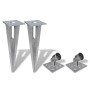 Valla metálica con estacas postes acero galvanizado 1,5x25 m de , Paneles de vallas - Ref: Foro24-140756, Precio: 391,56 €, D...