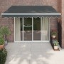 Toldo retráctil aluminio y tela gris antracita 3,5x2,5 m de , Toldos - Ref: Foro24-3154437, Precio: 215,95 €, Descuento: %