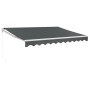 Toldo retráctil aluminio y tela gris antracita 3,5x2,5 m de , Toldos - Ref: Foro24-3154437, Precio: 215,95 €, Descuento: %
