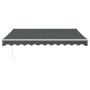 Toldo retráctil aluminio y tela gris antracita 3,5x2,5 m de , Toldos - Ref: Foro24-3154437, Precio: 215,95 €, Descuento: %