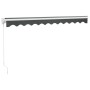 Toldo retráctil aluminio y tela gris antracita 3,5x2,5 m de , Toldos - Ref: Foro24-3154437, Precio: 215,95 €, Descuento: %