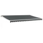 Toldo retráctil aluminio y tela gris antracita 5x3 m de , Toldos - Ref: Foro24-3154440, Precio: 354,24 €, Descuento: %