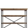 Aparador con estantes de madera de mango maciza 120x35x200 cm de , Aparadores - Ref: Foro24-244945, Precio: 643,26 €, Descuen...